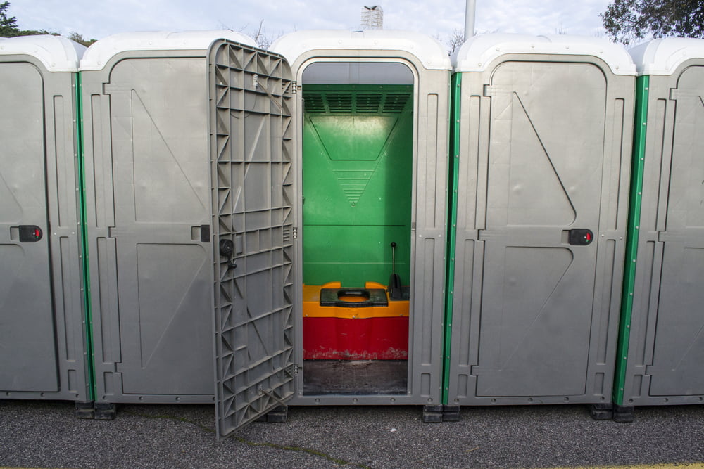 Waste disposal porta potty