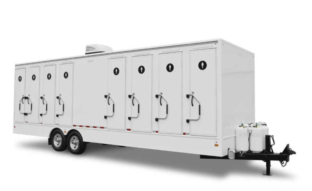 10 Portable Restroom Trailers