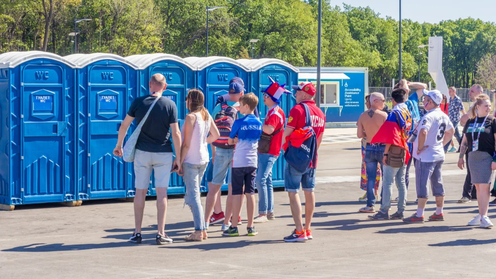 portable toilets