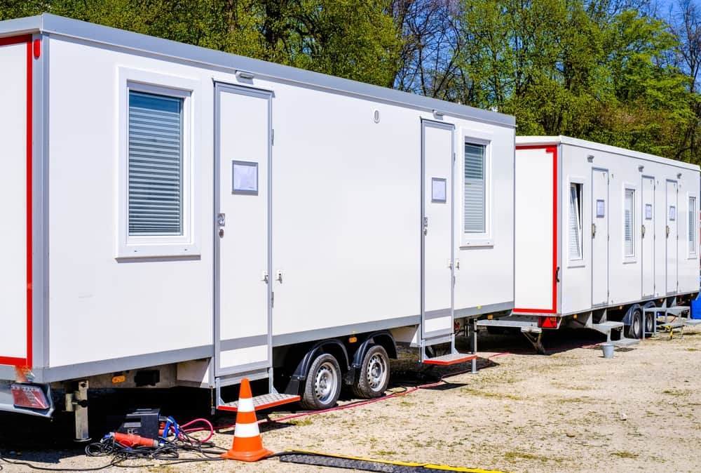 Portable restroom trailer US