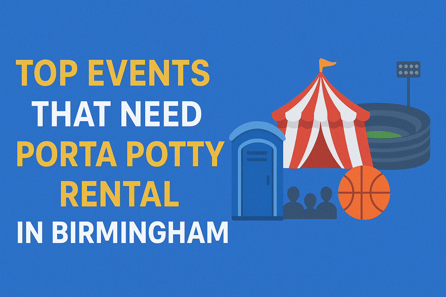Porta Potty Rental in Birmingham